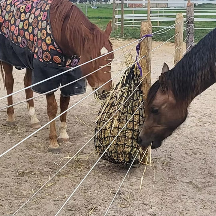 Aussie Grazers Hay Nets 3cm / No Clip Medium Original Knotted Horse Slow Feed Hay Net