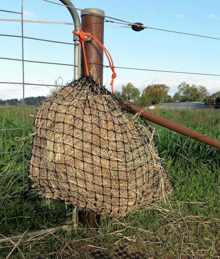 Aussie Grazers Hay Nets 3cm / No Clip Small Original Knotted Slow Feed Horse Hay Net