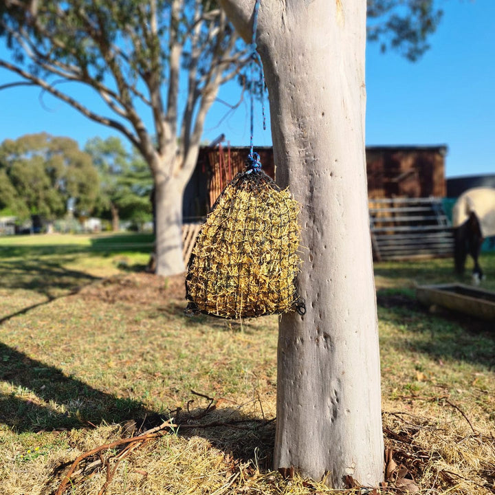 Aussie Grazers Hay Nets 6cm / No Clip Extra Small Original Knotted Horse Slow Feed Hay Net