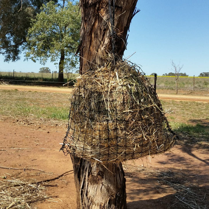 Aussie Grazers Hay Nets Small Original Knotted Slow Feed Horse Hay Net