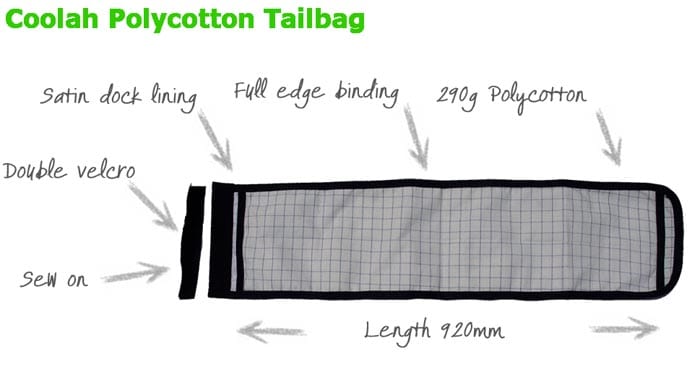 Go Horse Coolah White Tailbag