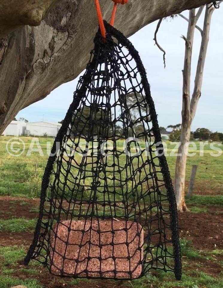 Aussie Grazers Hay Nets Extra Small Original Knotted Horse Slow Feed Hay Net