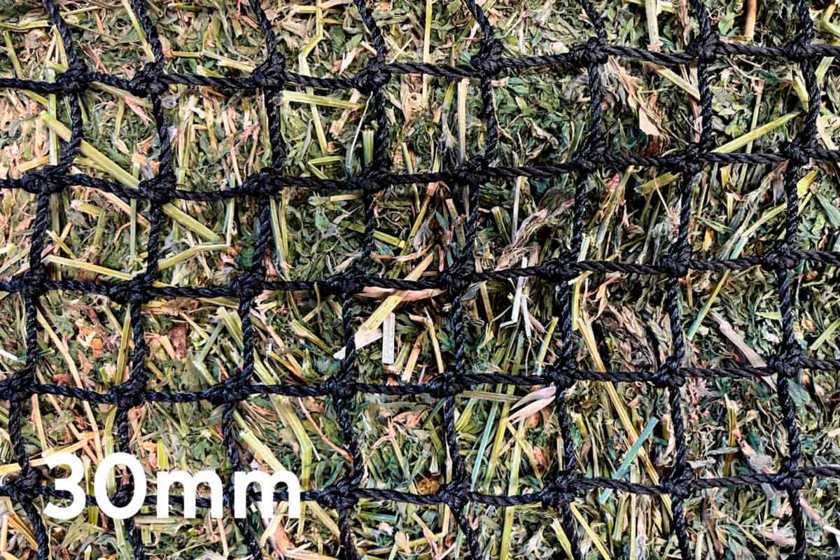 Aussie Grazers Hay Nets Original Knotted Medium Horse Slow Feed Hay Net