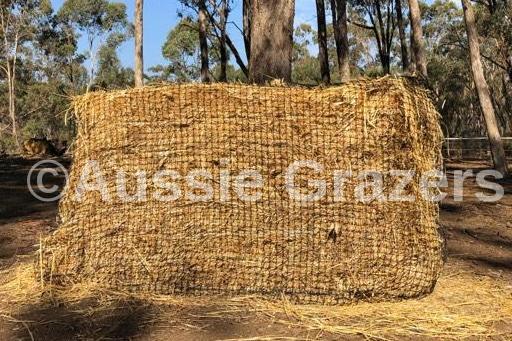 8x4x4 Giant Square Bale Slow Feed Hay Net - Aussie Grazers