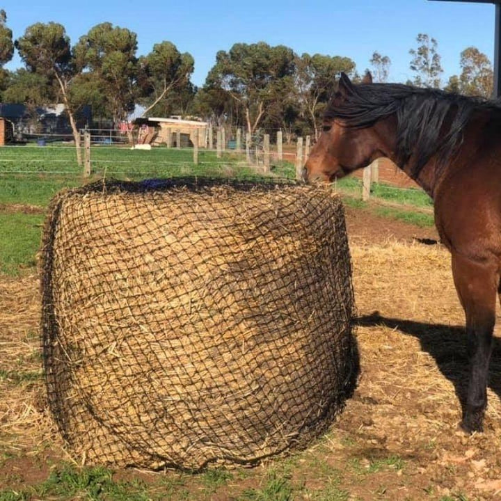 4x4 Round Bale Slow Feed Hay Net - Aussie Grazers
